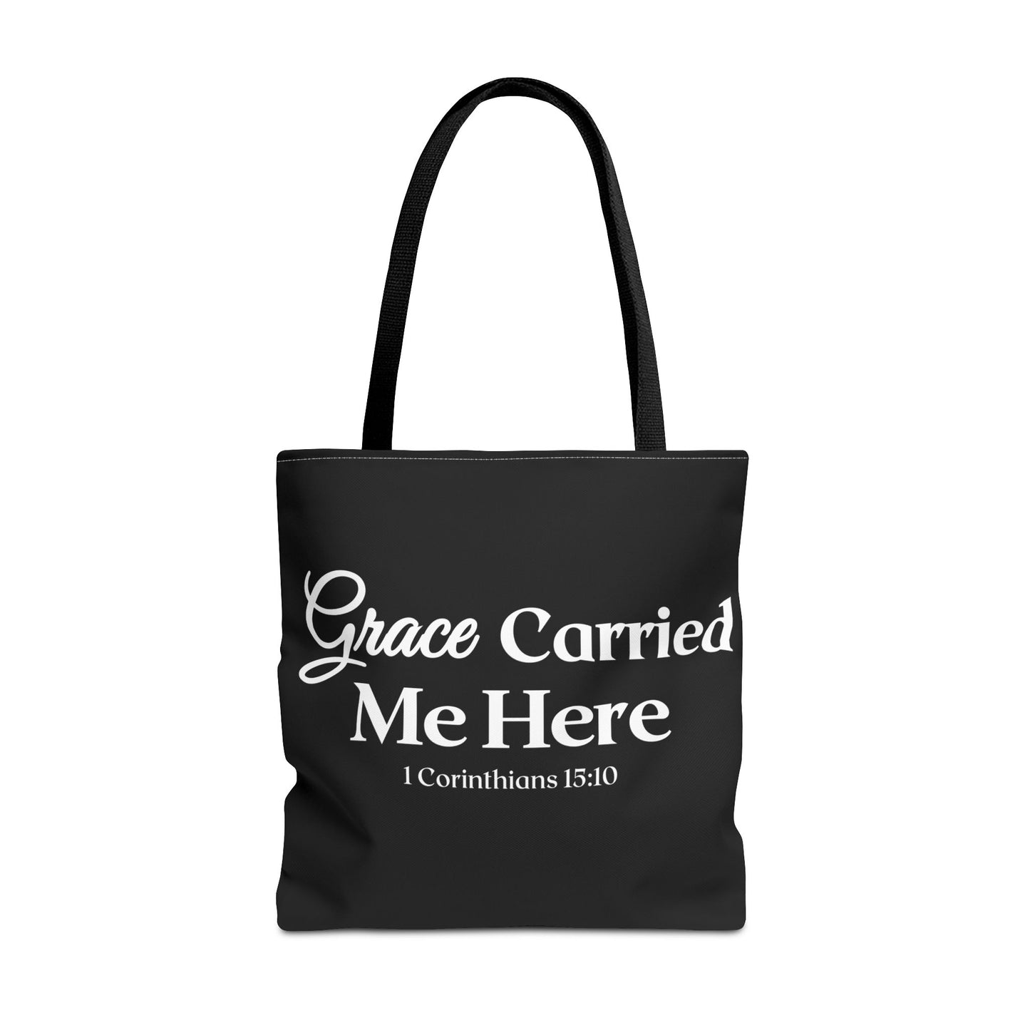 Faith-Inspired Tote Bag - "Grace Carried Me Here"