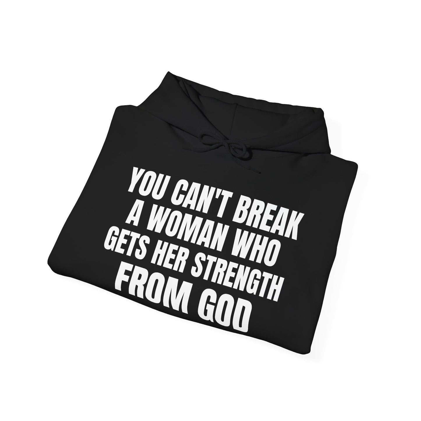 Empowering Faith Hoodie - with Inspirational Quote