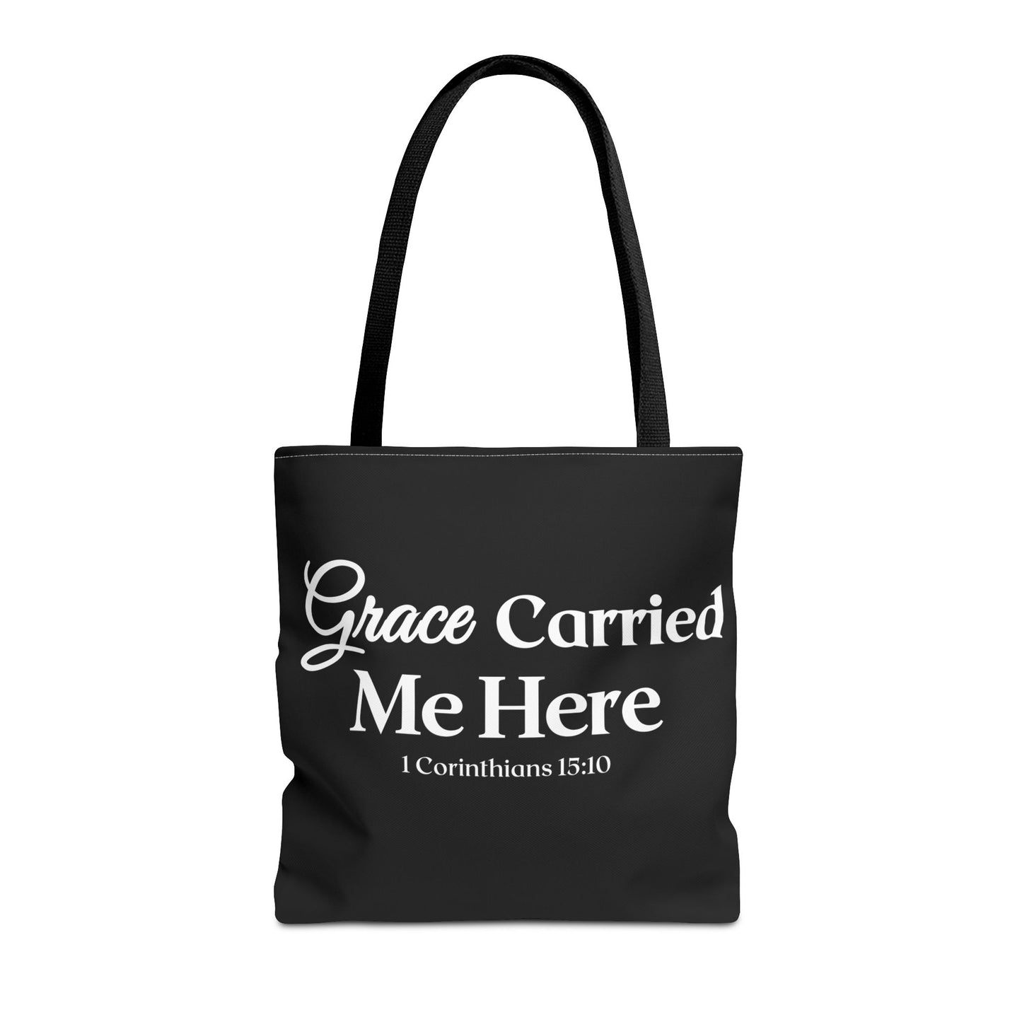 Faith-Inspired Tote Bag - "Grace Carried Me Here"