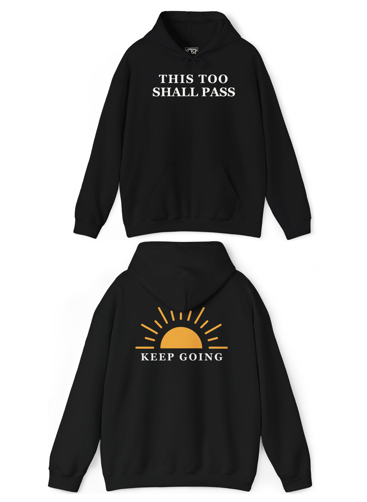 The Passing Storm – 'This Too Shall Pass' Inspirational Hoodie
