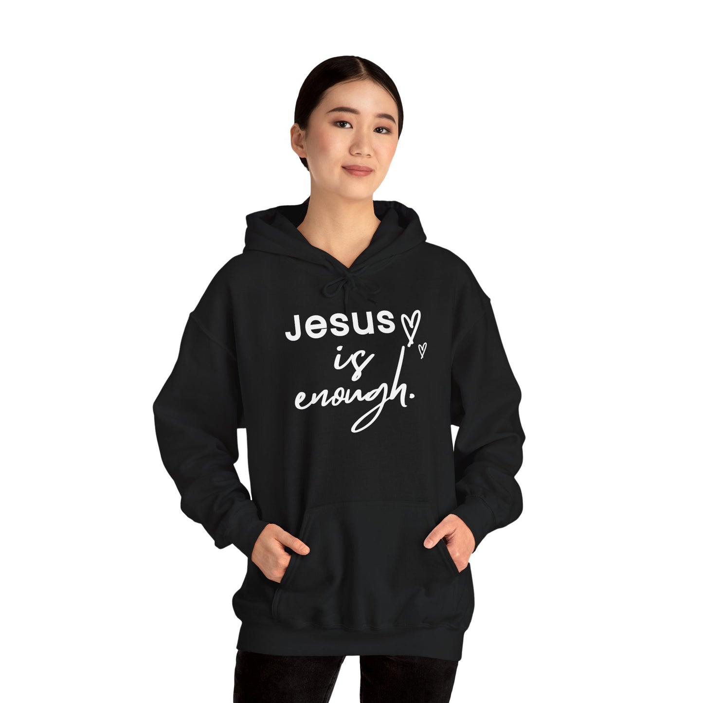 Jesus is Enough Hoodie - Comfortable Faith-Inspired Sweatshirt