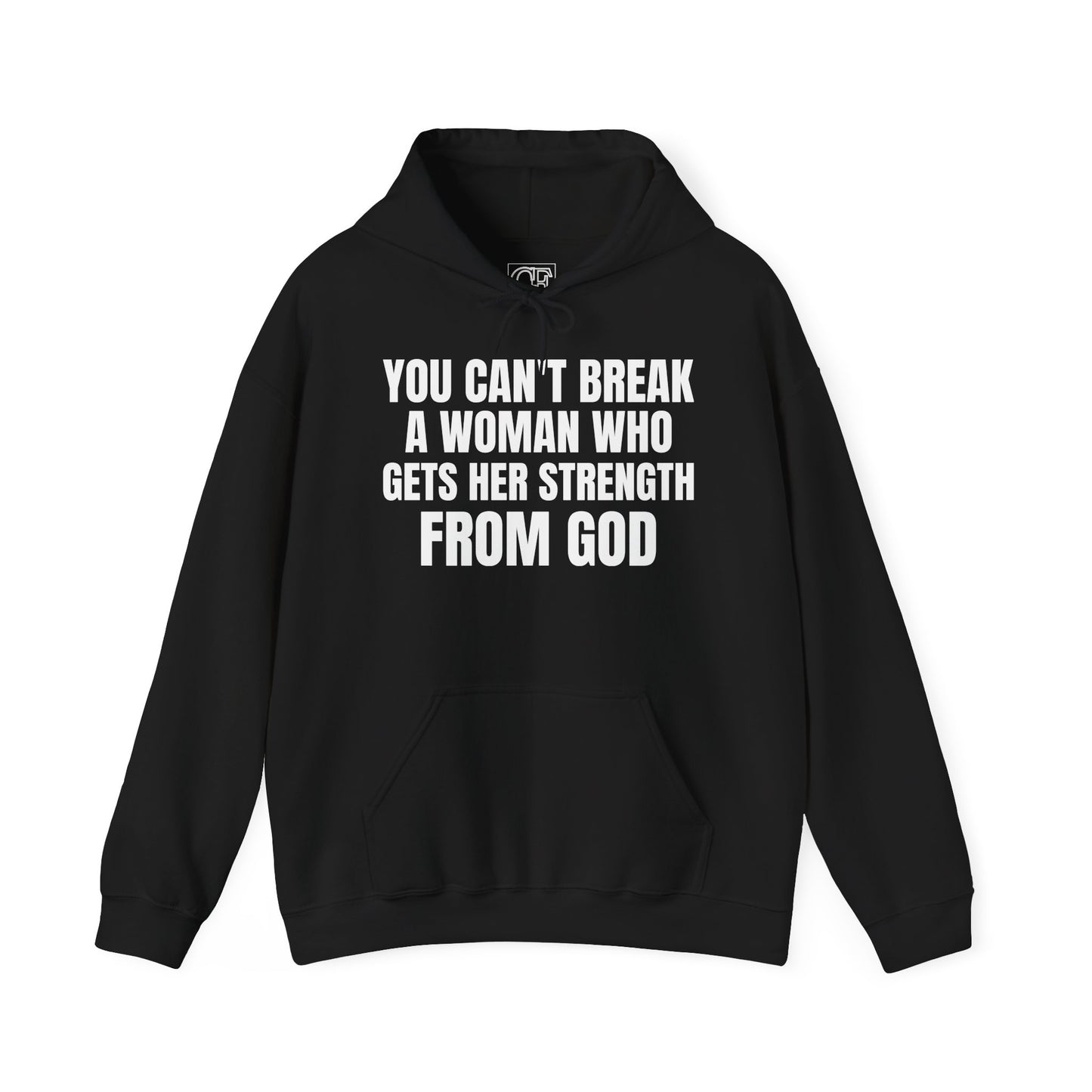 Empowering Faith Hoodie - with Inspirational Quote
