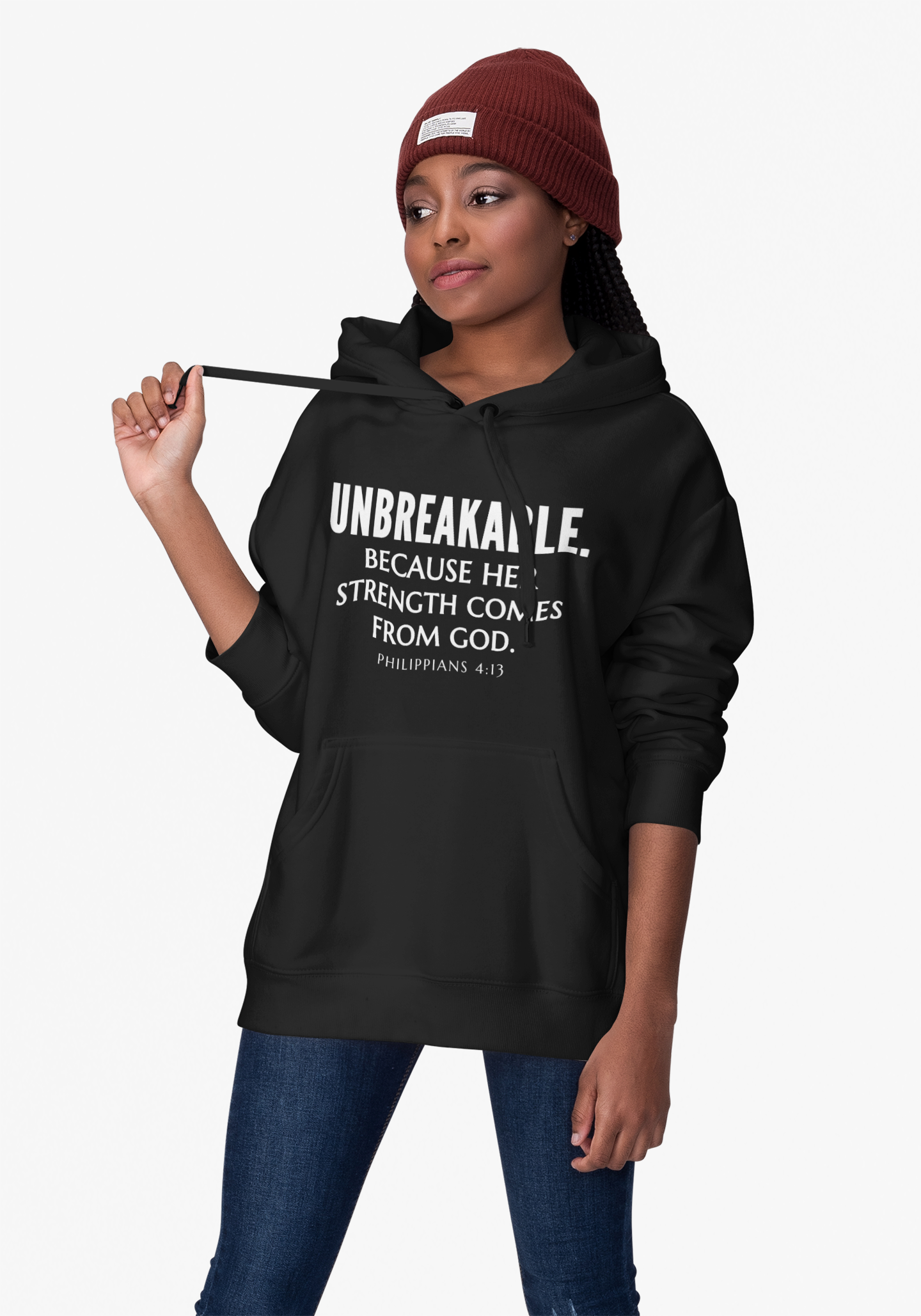 Unbreakable Strength from God - Inspirational Sweatshirt