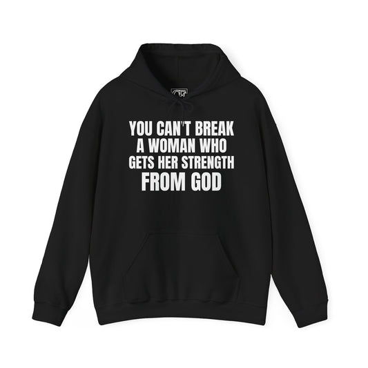 Empowering Faith Hoodie - with Inspirational Quote