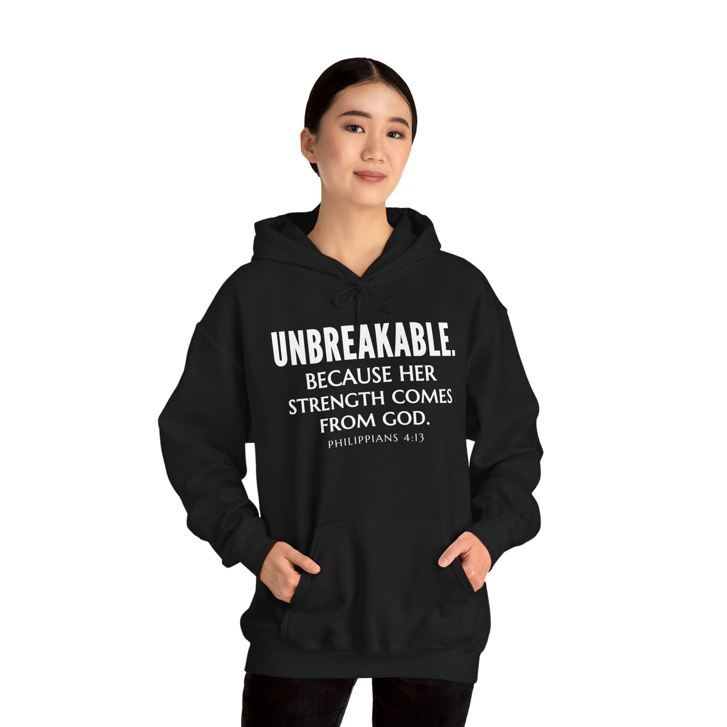Unbreakable Strength from God - Inspirational Sweatshirt