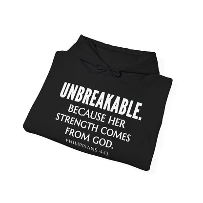 Unbreakable Strength from God - Inspirational Sweatshirt