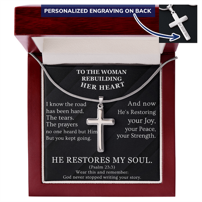 He Restores My Soul - Cross Necklaces