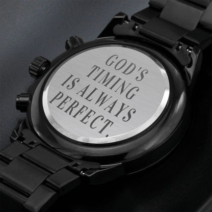GOD'S TIMING IS ALWAYS PERFECT - Watch for men