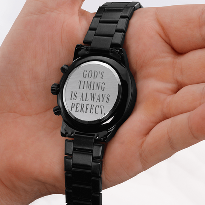 GOD'S TIMING IS ALWAYS PERFECT - Watch for men