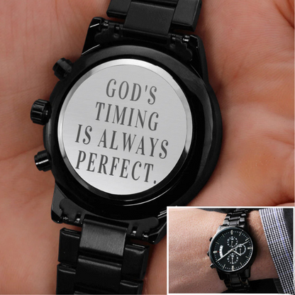 GOD'S TIMING IS ALWAYS PERFECT - Watch for men